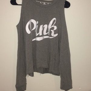 PINK! Victoria’s Secret gray shirt